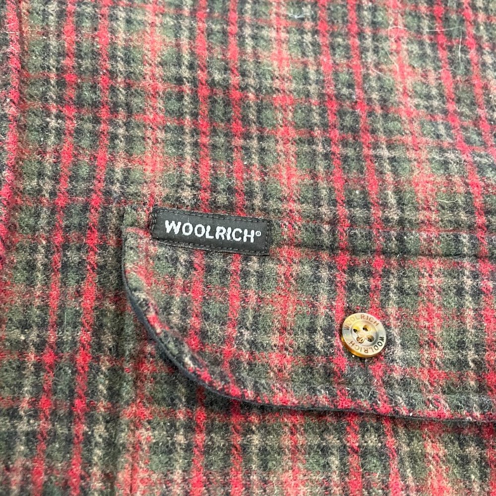 Plaid Woolrich Size large